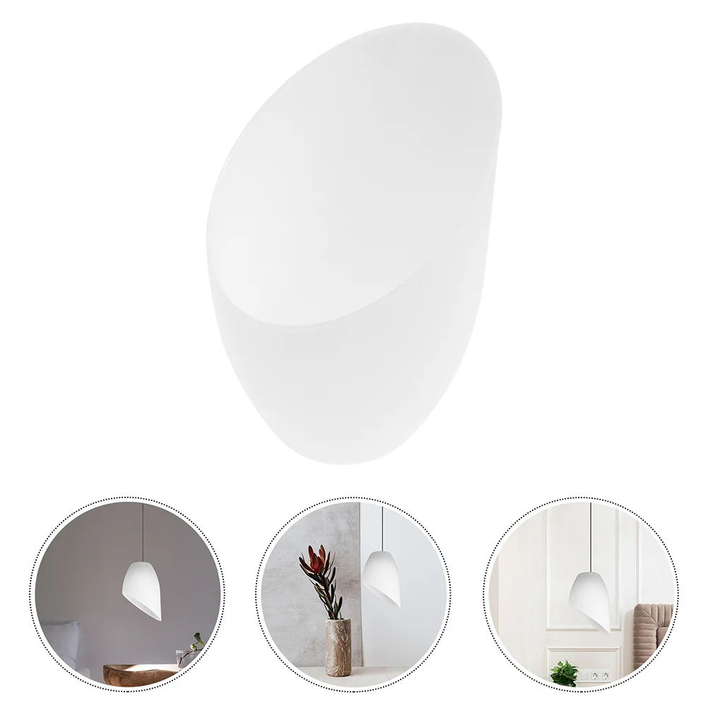 

Plastic Lampshade Horseshoe White Lamp Shade Cover Small Desk Lamps Floor Light Shade Lampshade Replacement Multi-Head Stand