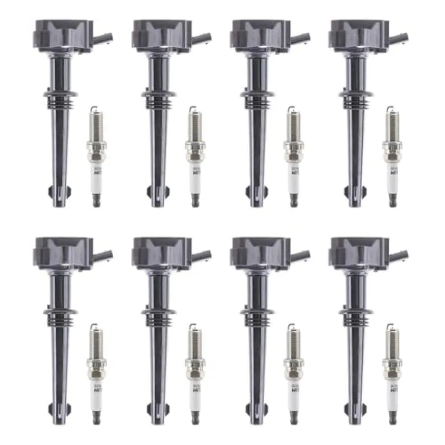 

Комплект катушек зажигания LR010687 UF618, 8 шт. иридиевые свечи зажигания для Land Rover LR4 Range Rover Sport Jaguar XF XFR XJ XK XKR XKR-S