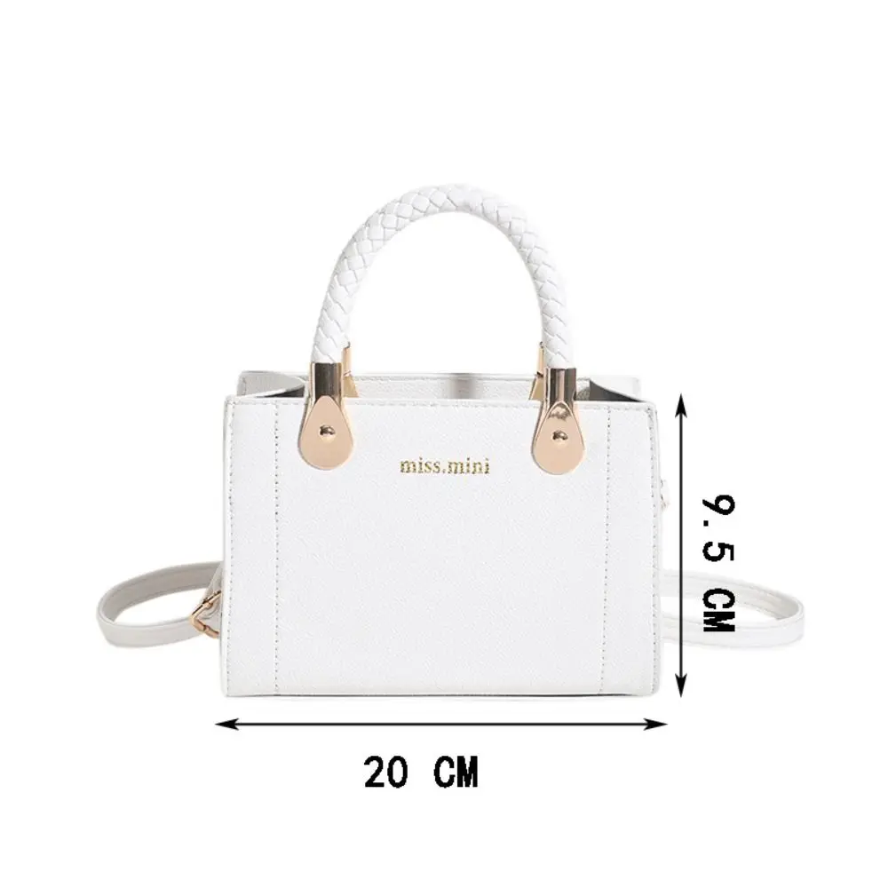 Elegant Aesthetic Square Bag New Fashion Woven Handbags Retro Shoulder Crossbody Bag Fashion