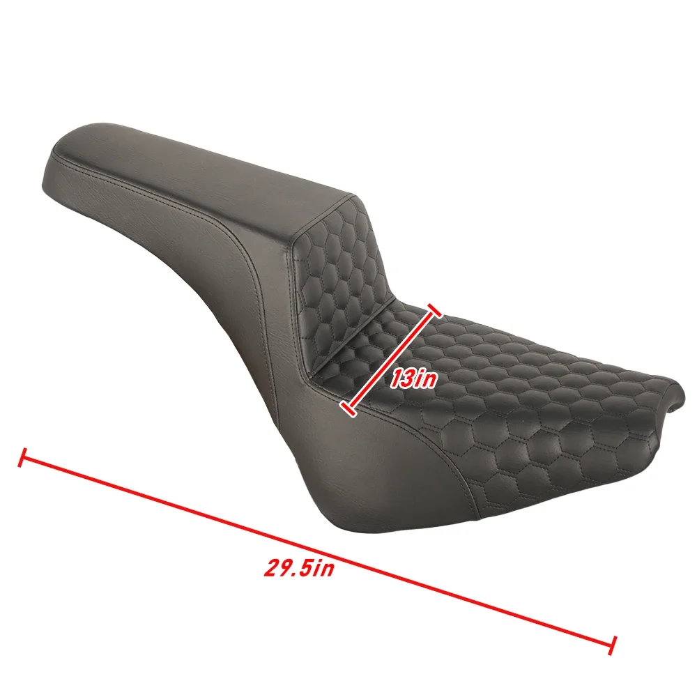 High qualityMotorcycle  Honeycomb Step-Up Seat for 2018-2024 Harley FXST/FXBB - view 3