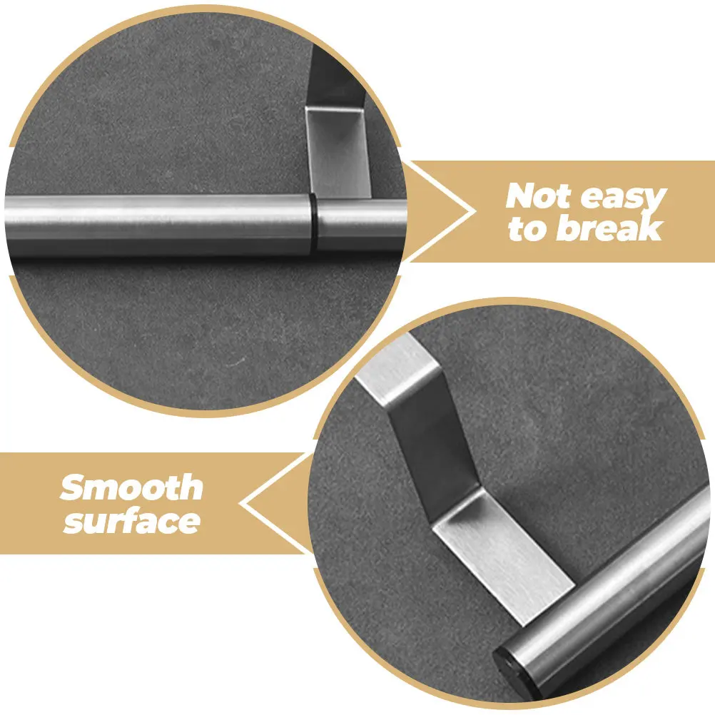 

2 шт. регулируемые вешалки для полотенец из нержавеющей стали, экономящие место, для кухни, ванной комнаты, двери, органайзер для полотенец