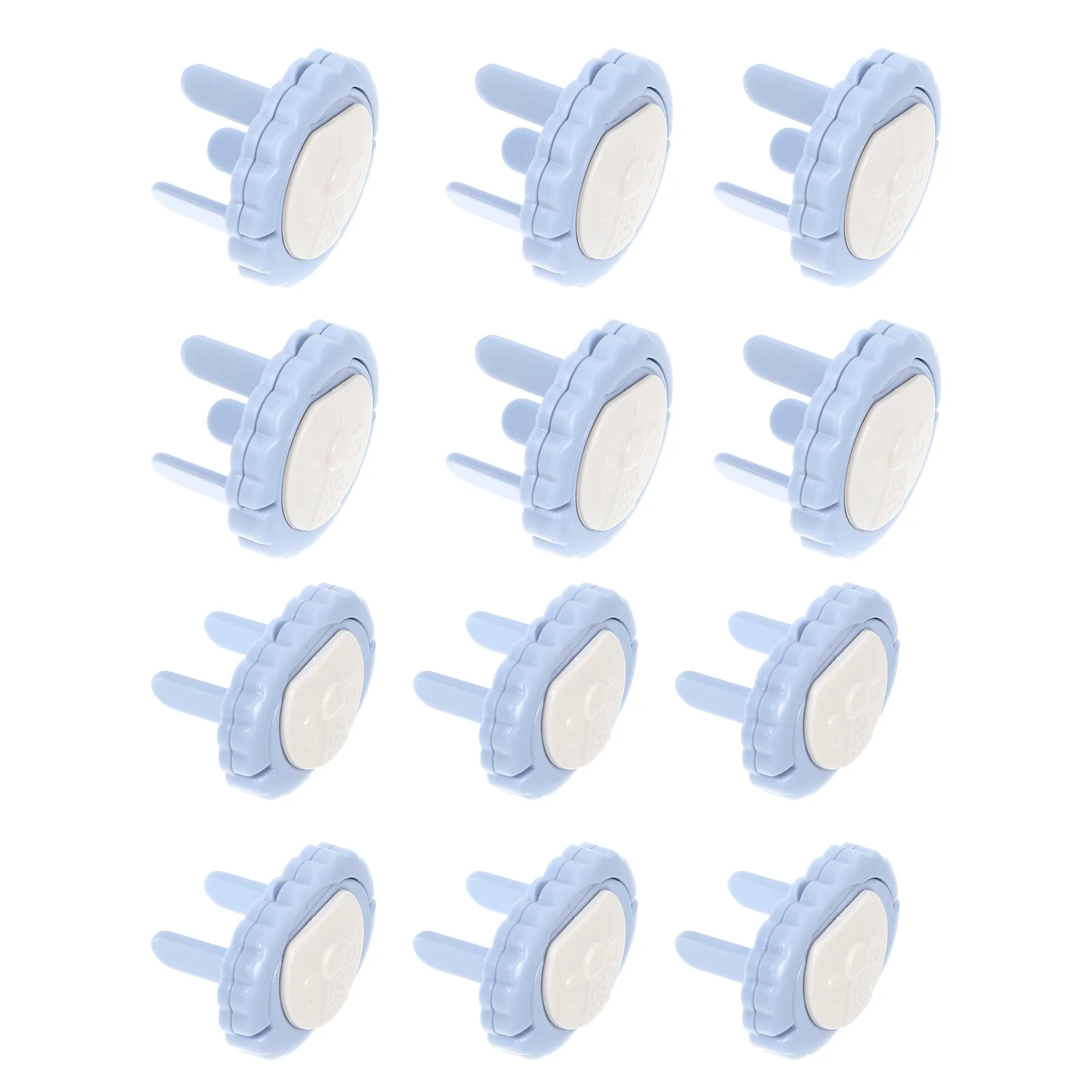 

12 шт. Защитные заглушки для розеток от электрического удара, защита от детей, гладкие края, для домашнего использования