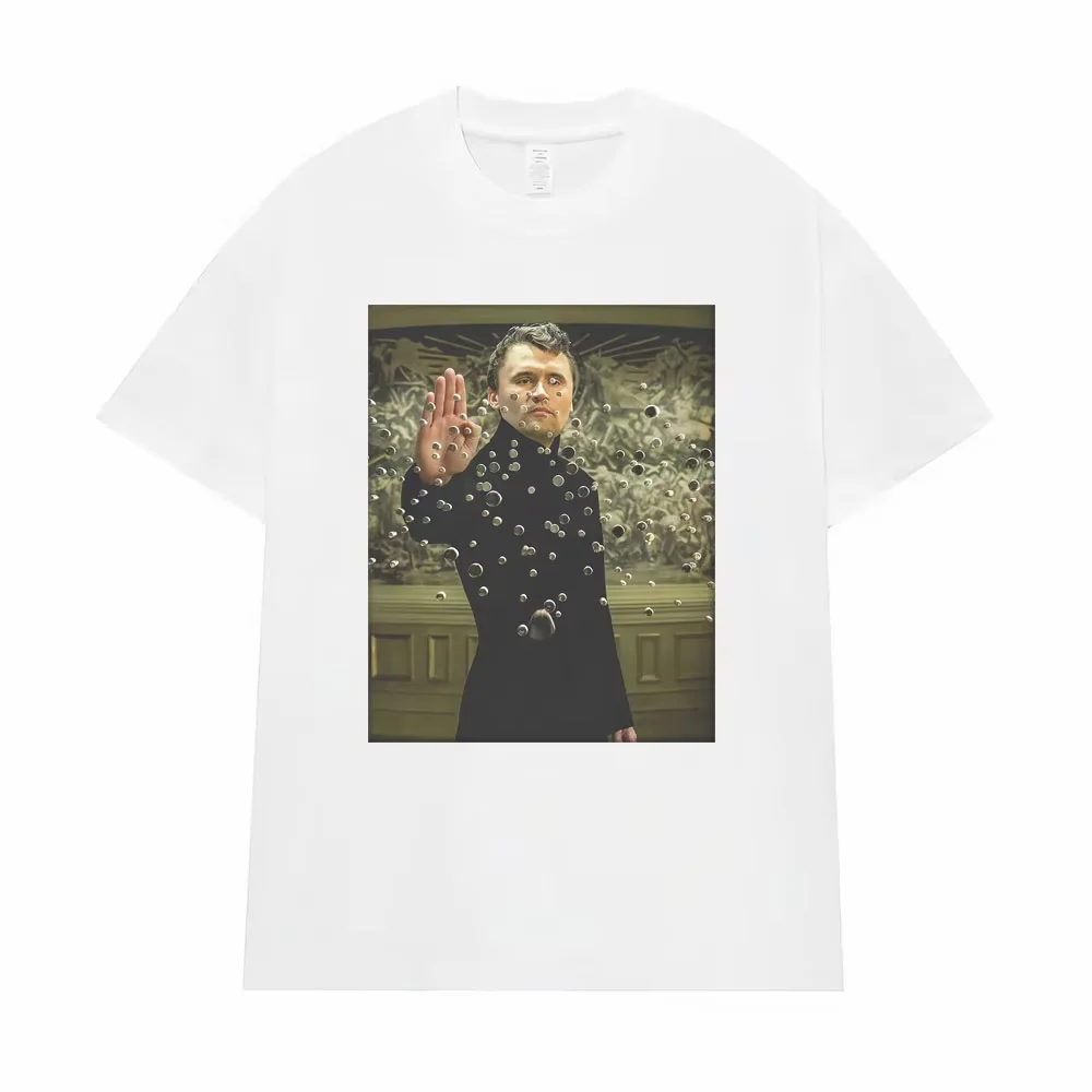 Charlie Kirk Neo Matrix Meme Funny Graphic T Shirt Clothing Vintage 90s Fashion T-shirts Casual Short Sleeve Tees