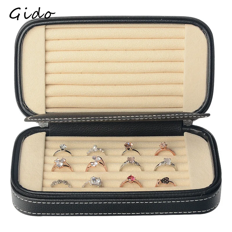 

Double-sided Jewelry Storage Box Ring Necklace Watch Organizer Box Cajas De Joyería