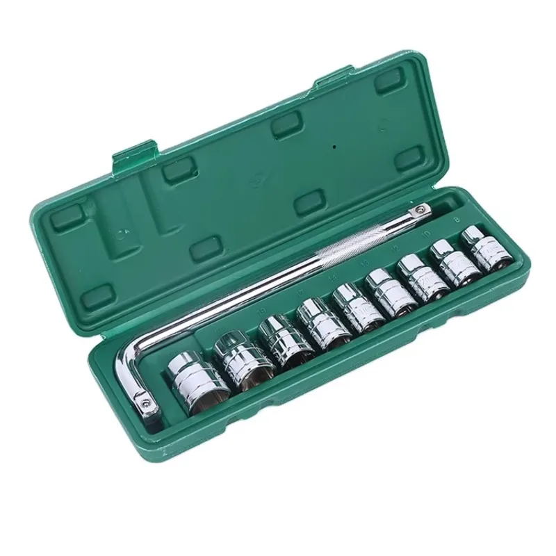 Kit Spanner Tools Set Box Hand Tools Socket Wrench Set Combination Package Mixed Tool Kit