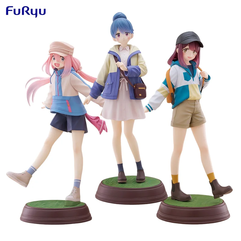 

FuRyu Yurucamp Season 3 Kagamihara Nadeshiko Ayano Toki Rin Shima Anime Action Figure toys Gifts adult for Children Christmas