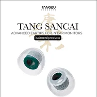 Puntas Tangzu Sancai, puntas Tangzu, puntada Tangzu, Tangzu Sancai Balance Tangzu de calibre ancho, puntas de auriculares de silicona de orificio estrecho Tangzu