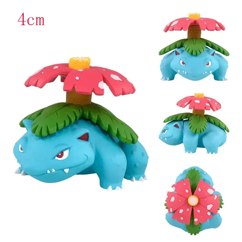 Original Pokemon Anime Figure Floragato Venusaur Cinderace Eternatus Palkia Popplio Kyogre Oshawott  Action Figures Model Toys