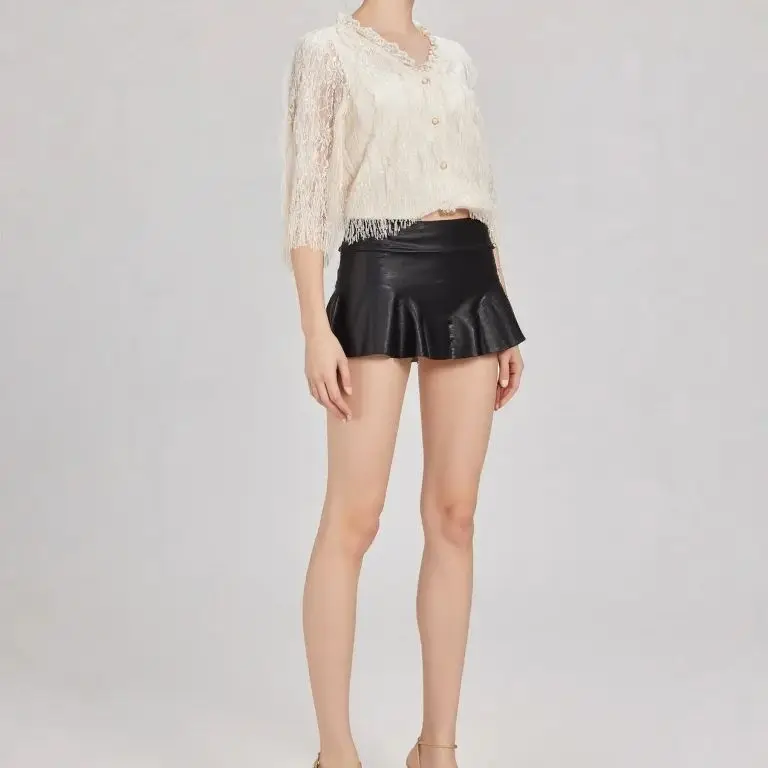 Ultra Mini Sexy Women Skirt Faux Leather Casual New Above Knee Black Hot Short Summer Autumn Fashion Dance Lady Party Club Wear