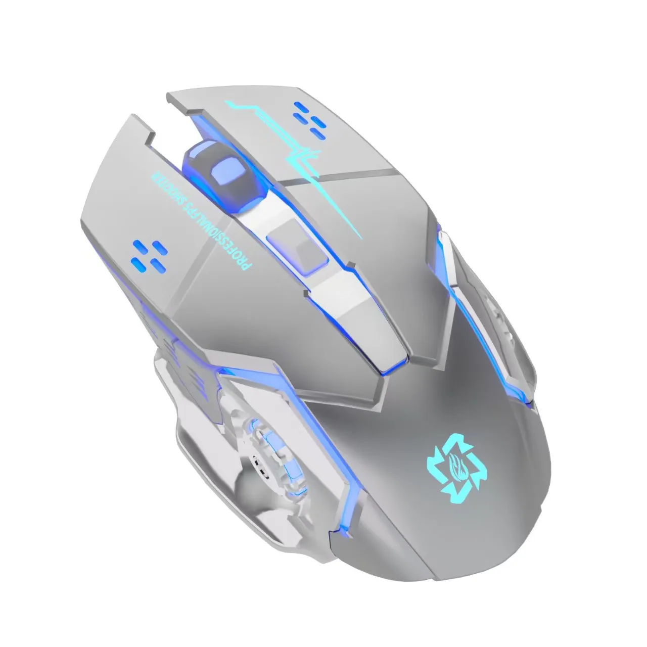 Rechargeable Wireless Gaming Mouse 2.4G & Bluetooth Dual Mode Mute Ergonomic Type‑C Gaming Mice For Computer Phone view 2