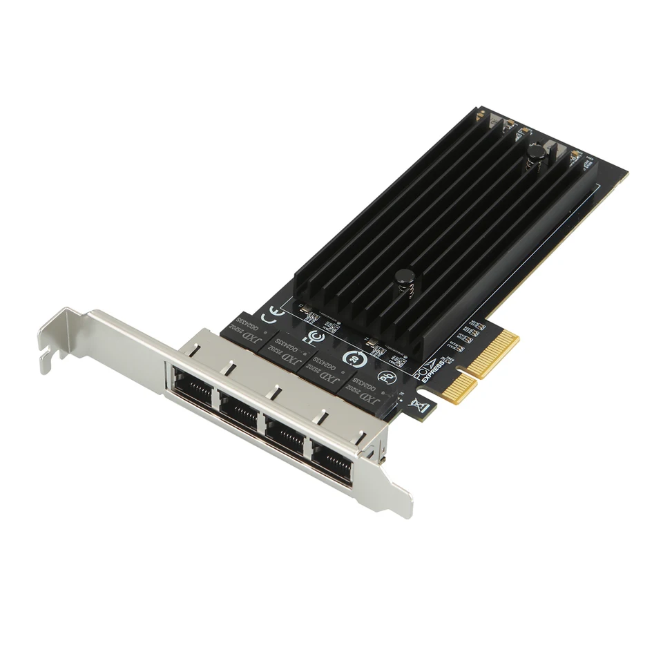 Intel I226 4 Ports 2.5GbE PCIe Network Card Quad RJ45 Port LAN