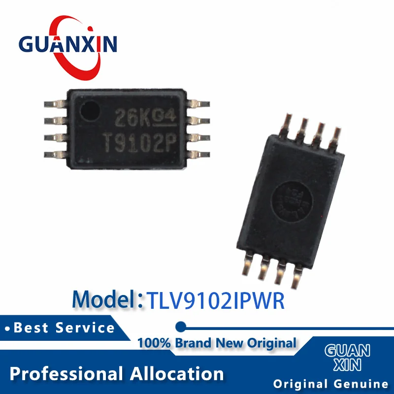 

100% New TLV9102IPWR TSSOP-8 Marking T9102P TLV9102