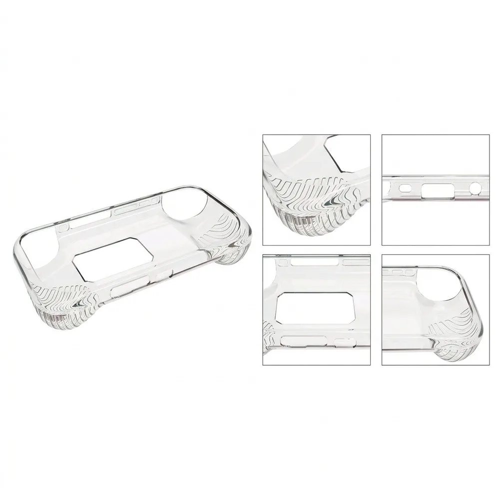 Transparent Black Soft Case For Retroid Pocket For Nova Lightweight ABS Shell Drop Proofs Protection Gaming Console Cover