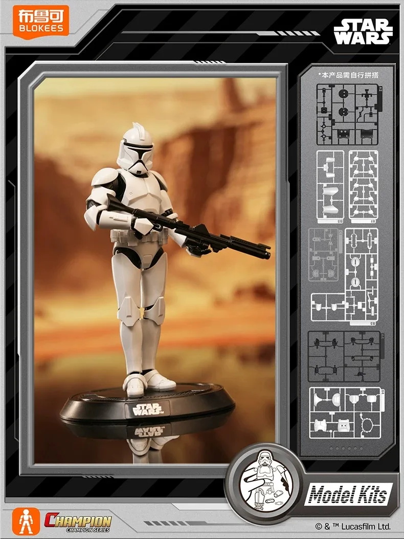 BLOKEES Neue Star Wars Bausatz-Figuren Beyond Edition Klon-Kommandant Cody Obi Wan Kenobi Montagemodell Ornament Spielzeug Geschenk – Detail 40