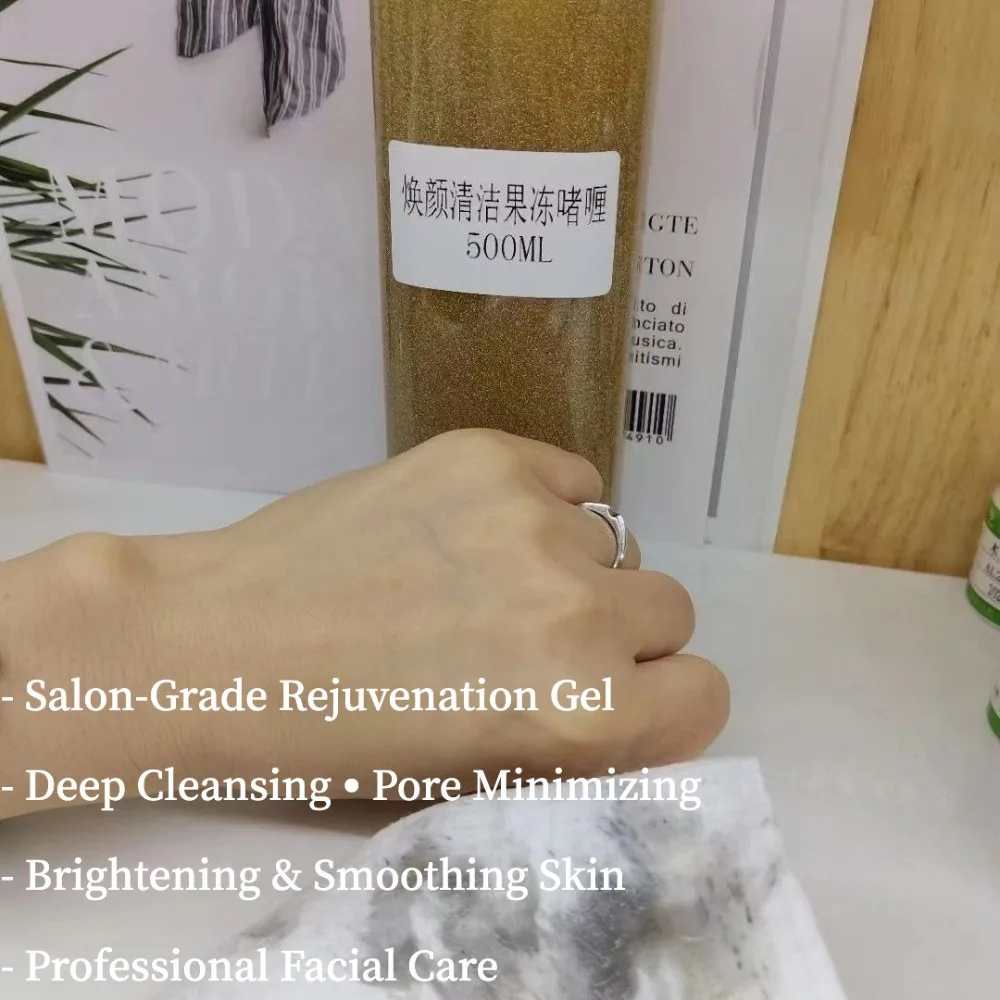 Professional Salon Rejuvenation Facial Gel | Deep Pore Cleansing Brightening Skin Smoothing Care
