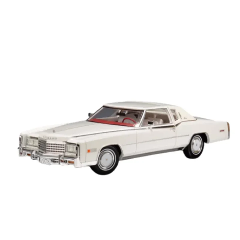 1:18 Cadillac Eldorado BIarritz 1978 diecast alloy car model, boys collection of decorative toys, children\'s holiday gifts.