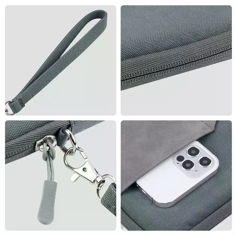 حقيبة كمبيوتر محمول حقيبة كمبيوتر محمول لحقيبة الكمبيوتر المقاومة للصدمات للسفر حقيبة كمبيوتر محمول حقيبة يد حقيبة حقيبة #3