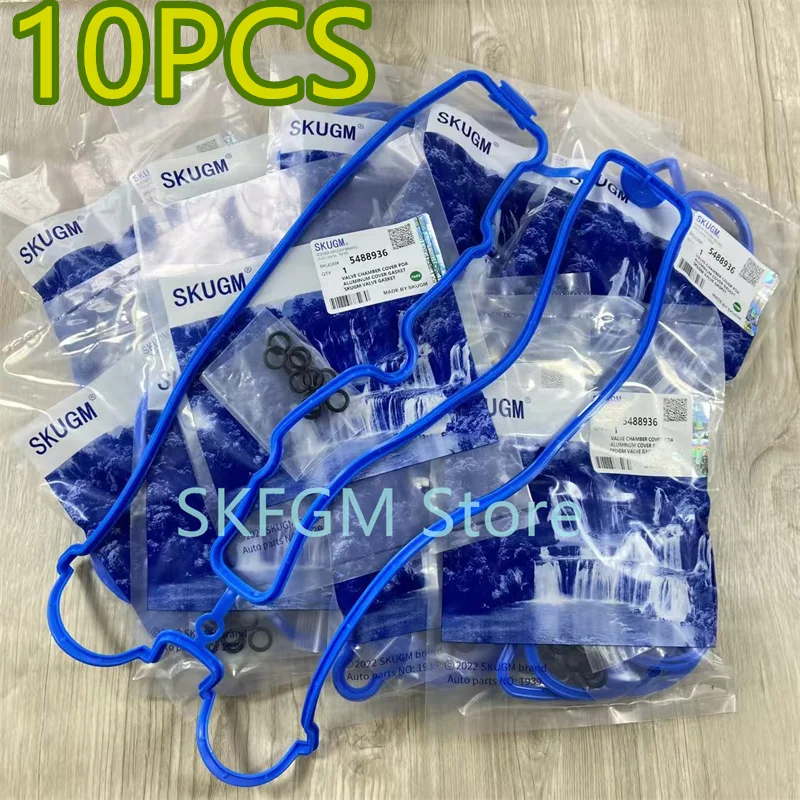 10PCS Aluminum Valve Cover Gasket For Buick Excelle 1.8L Chevrolet Captiva 2.4 Opel Antara Suzuki Daewoo Nubira 90501944 5488936