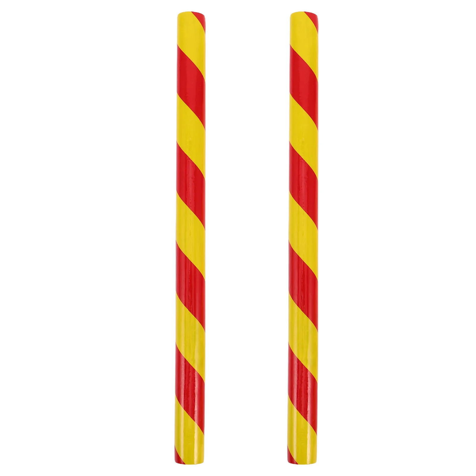 1Pair Rhythm Sticks Wooden Percussion Stick Round for Musical Performance Latin Claves Educational