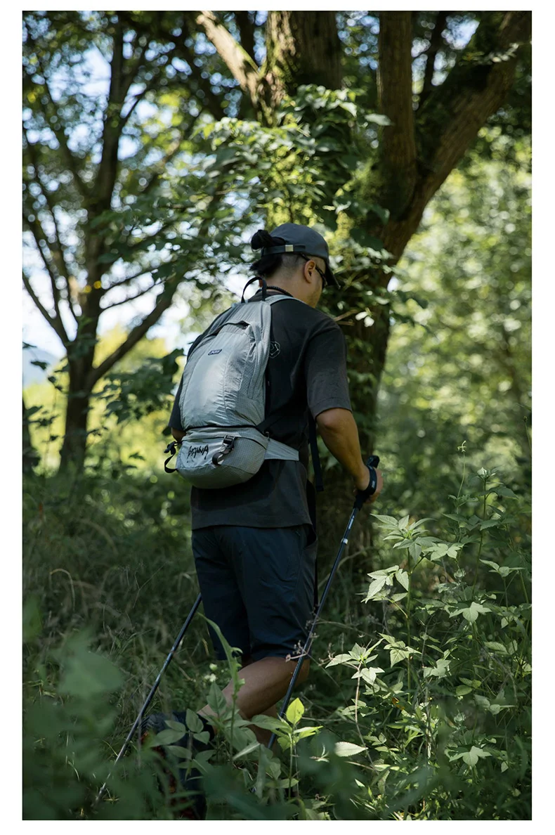 BISINNA 20L Ultraleichter Wanderrucksack, zusammenklappbar zum Hüftgurt, Outdoor-Tagesrucksack für Camping, Reisen, Angeln – Detail 13