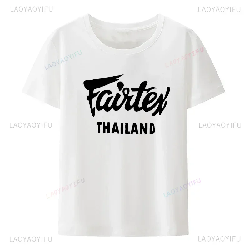 Fairtex Thailand Graphic Thai Kickboxing Casual Fashion Print Summer Daily simple Women's Tops Tee