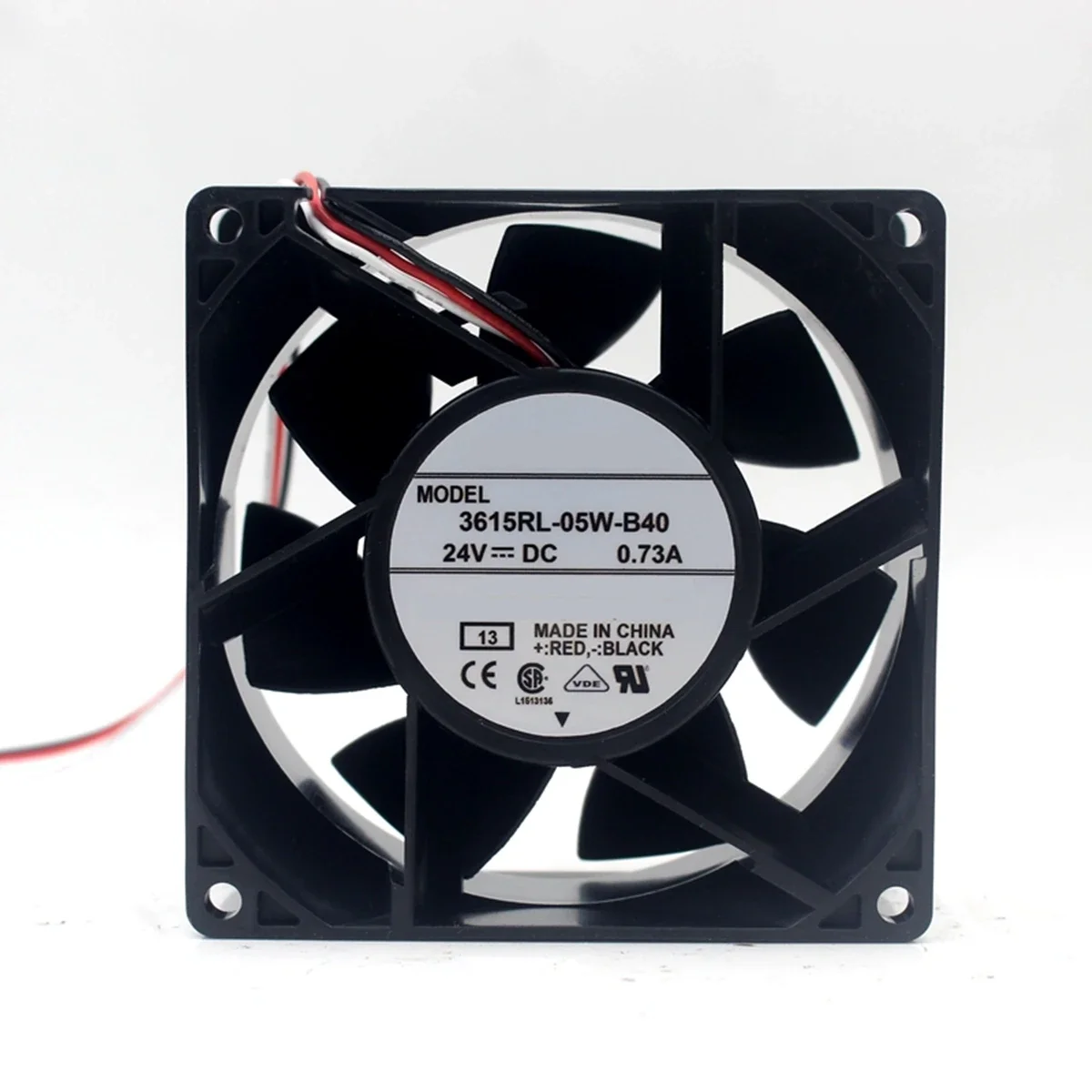 Cooling Fan 3615RL-05W-B40 DC24V 0.73A 9CM 9038 90*90*38mm 2-Wire