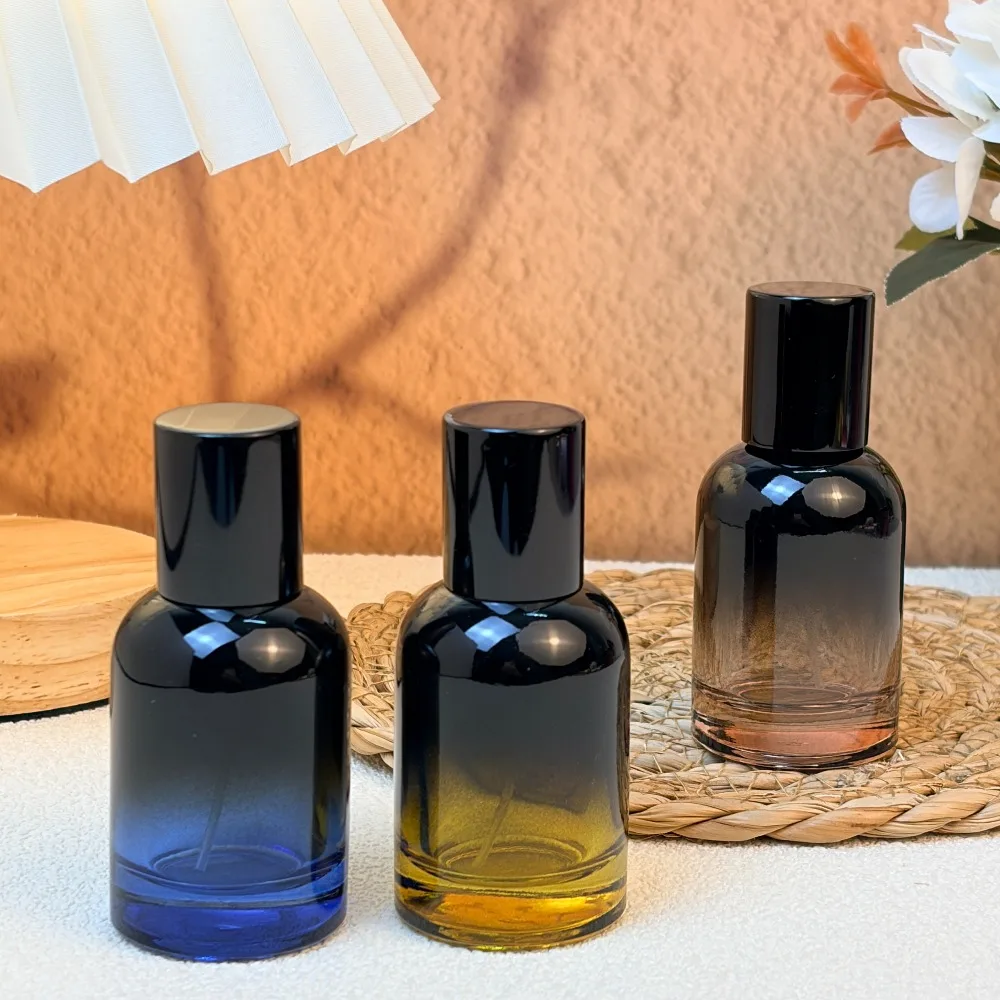6 Stück 30ml Gradient Parfüm-Kosmetikbehälter Glasflasche Ersatz-Sprühflasche Leere Flasche Tragbar für Reisen für Flüssigkeiten – Detail 5