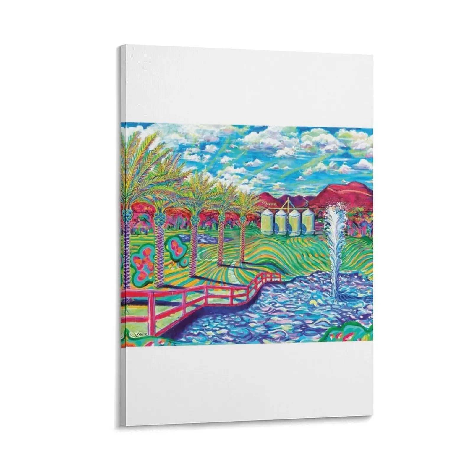 

Four Silos Gilbert Arizona Painting Canvas Painting posters Decoration for home anime posters canvas wall decoration