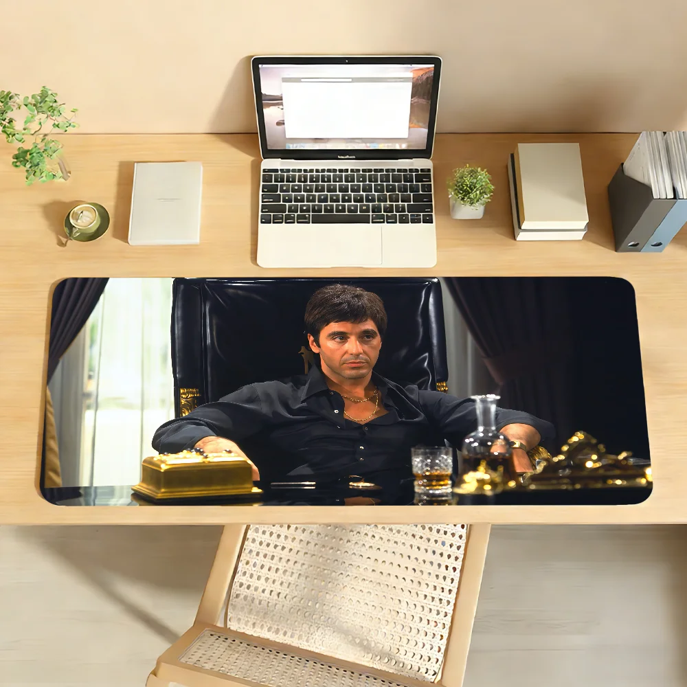 Movie Scarface 1983 Mouse Pad Non-slip Desk Mat PC Laptop Accessories Rubber Office Keyboard Large Gamers Decoracion