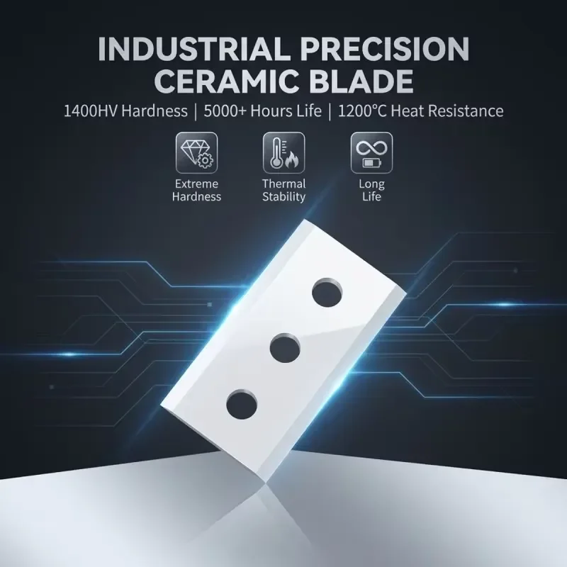 Custom Drawing Services Dekeer Three-hole Perforation Mechanical Ceramic Razor Blades