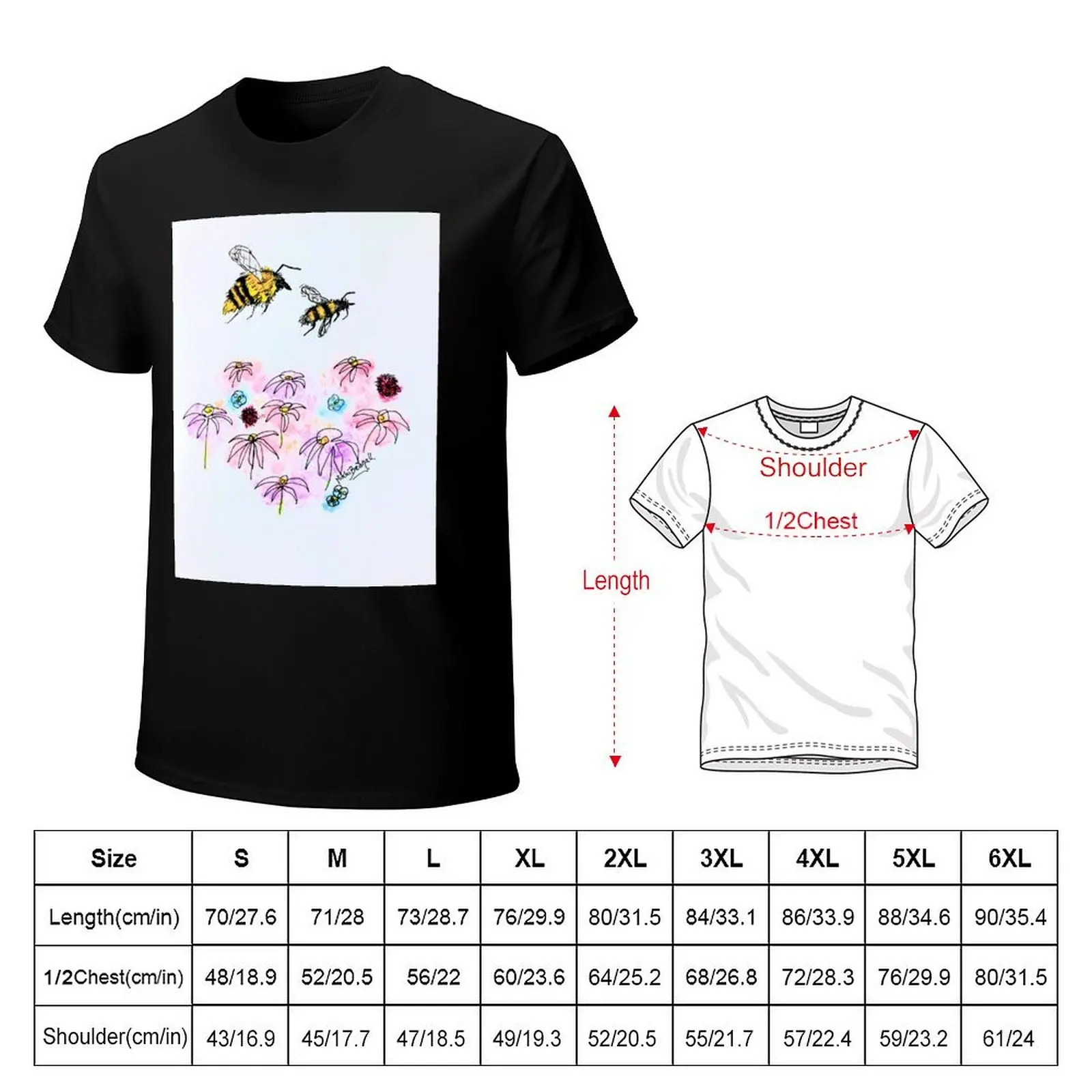 Busy bees T-Shirt anime t shirts luxury designer shirts graphic tees oversizeds mens tall t shirts