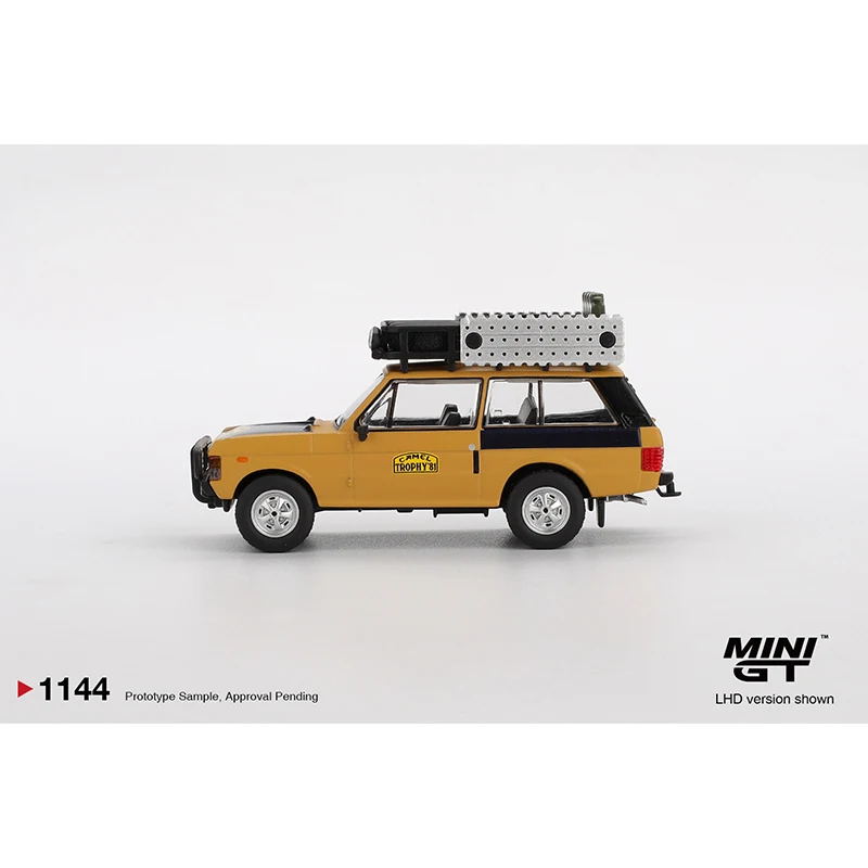 ما قبل البيع MINIGT 1144 1:64 رينج روفر 1981 كأس الجمل سومطرة دييكاست نموذج سيارة مجموعة اللعب #3