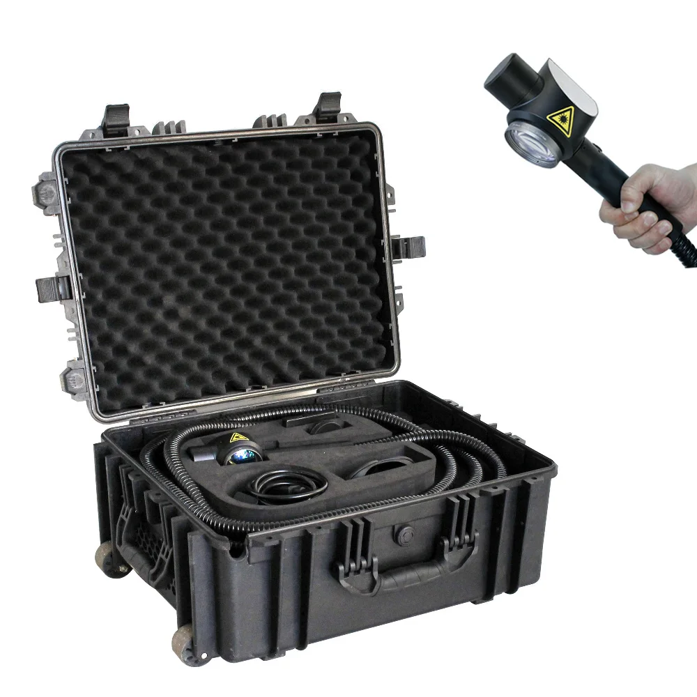 

Pulses 1000W 500W Handheld Fiber Laser Cleaning Machine for Metal & Stone Rust Removal New
