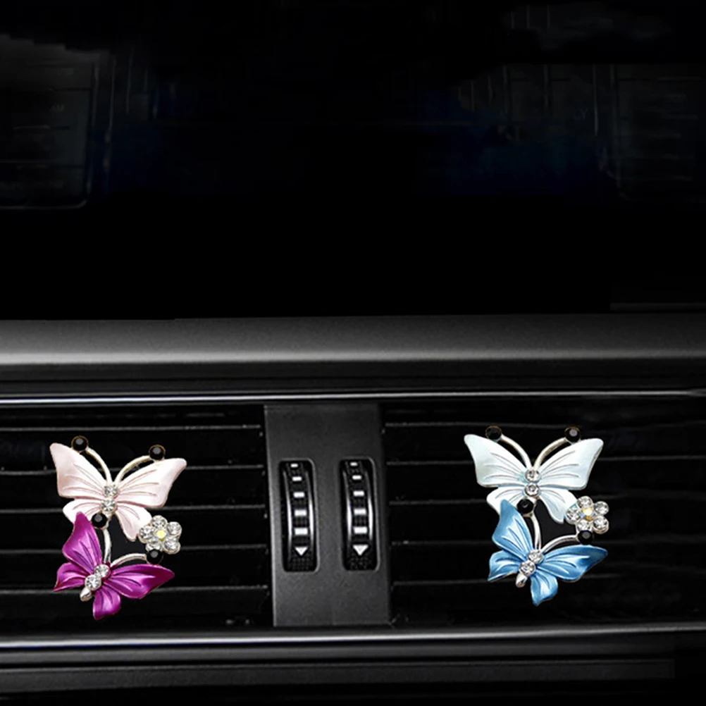 

2 Pcs Car Perfume Decorations Air Purifier Diffuser Vent Aromatherapy Scent Clip