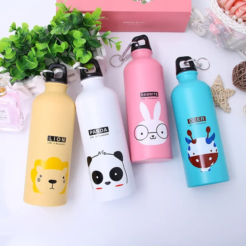 Cute Animal Water Bottle for Kids, Outdoor Portable Sports Bottle, Cycling, Camping, Hiking, School Water Bottle Gift