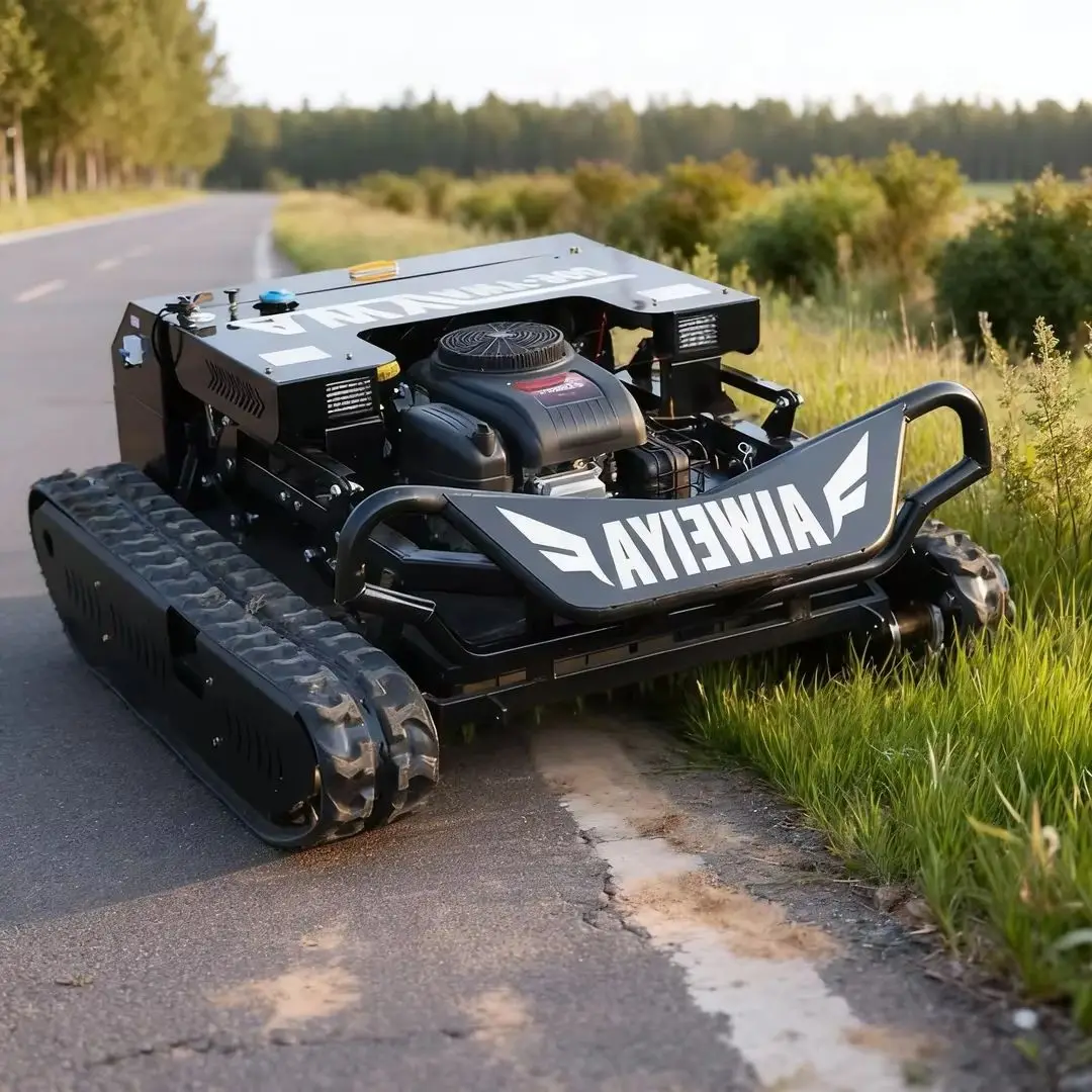

Customized AWY-900 Remote Control Multifunctional Zero-Turn Lawn Mower 900mm Wide Cutting Width Snow Shovel Equippable