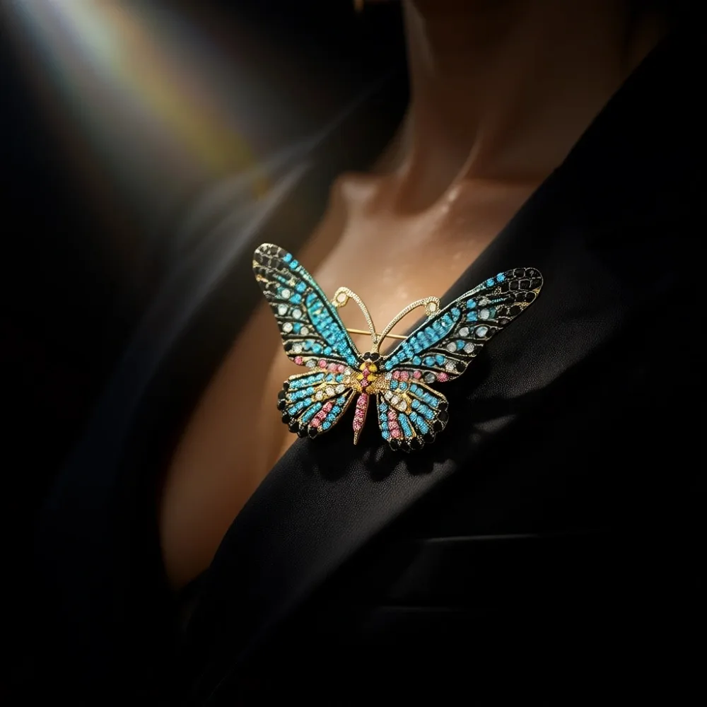 

Набор из 12 винтажных брошей с кристаллами и стразами для женщин и девушек, подарок