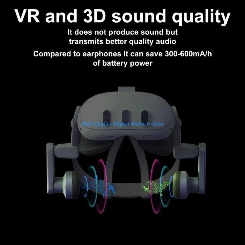 U2JE交換ヘッドバンドバランスウェイトVRヘッドウェアはQ 3の快適さを高める