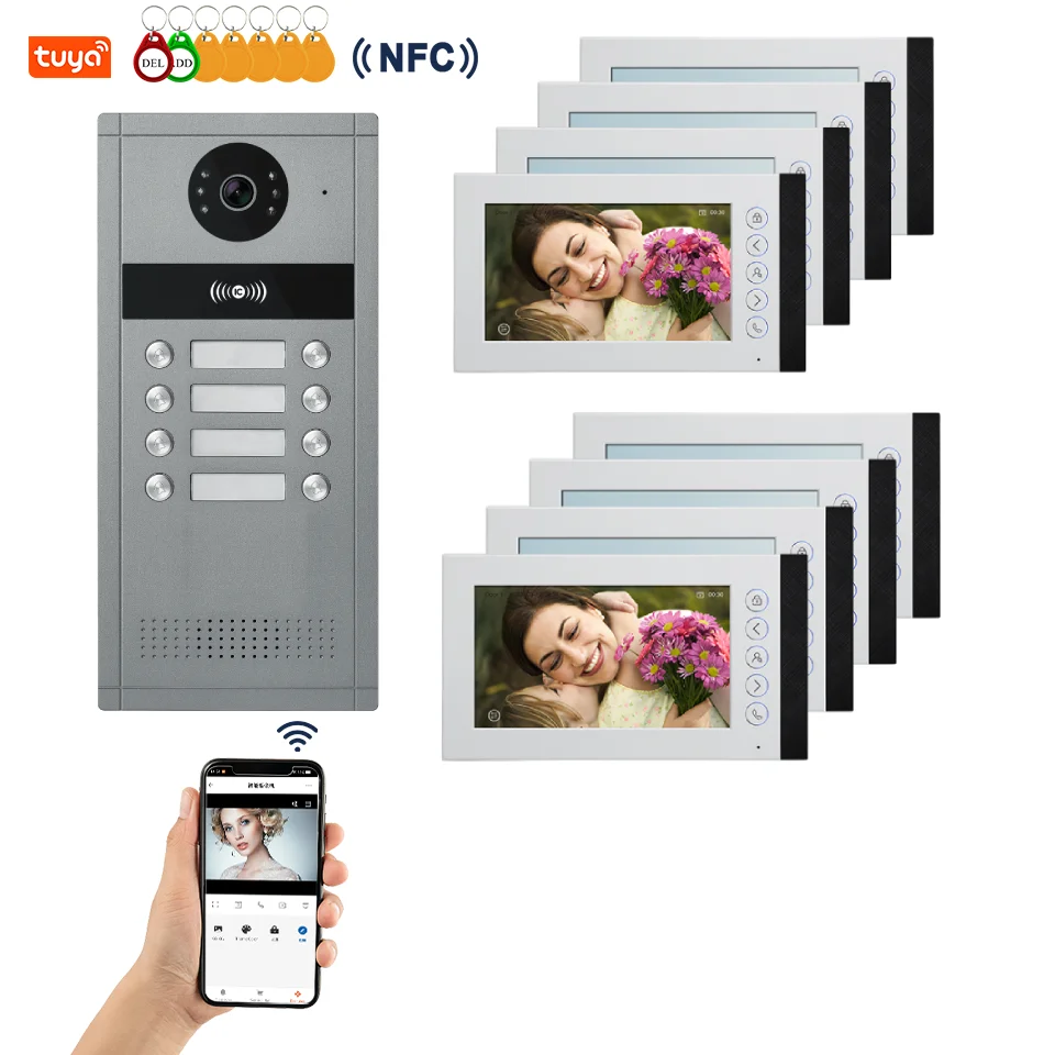 2-24 eenheden Tuya Smart Video - Smart Doorbell Wired recensie en prijs