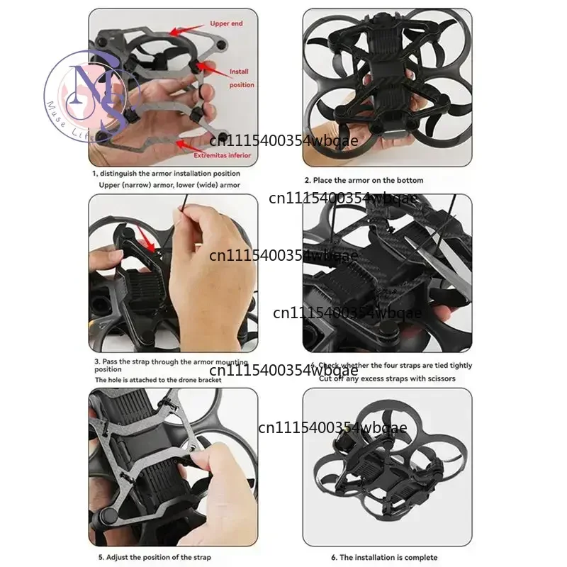 ZOCI-FOR-Carbon Fiber Anti-Collision Bumper Shield Drone Fuselage Protector Impact Protection Accessory