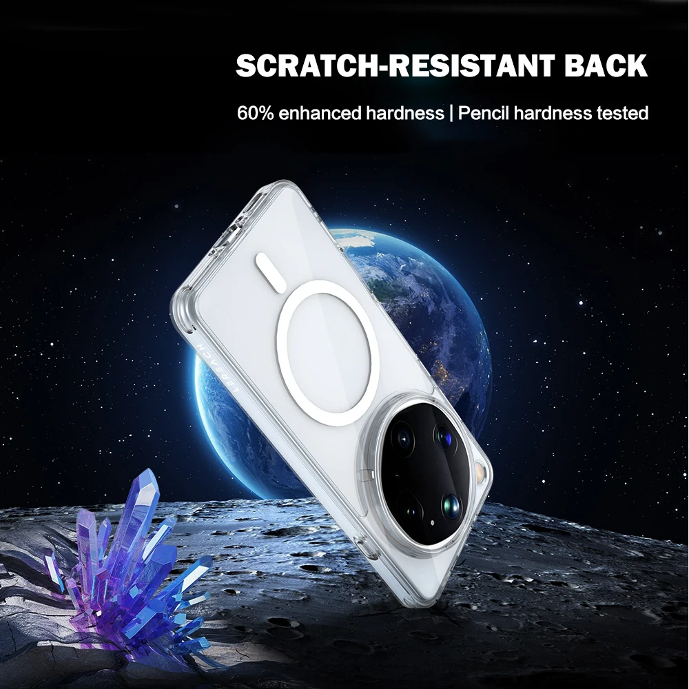 Magnetische Hartschalenhülle aus TPU+PC, transparent, stoßfest, für Oppo Find X9 Ultra – Detail 6