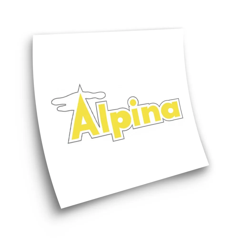 Classic Motorbike compatible sticker BULTACO Alpina Yellow