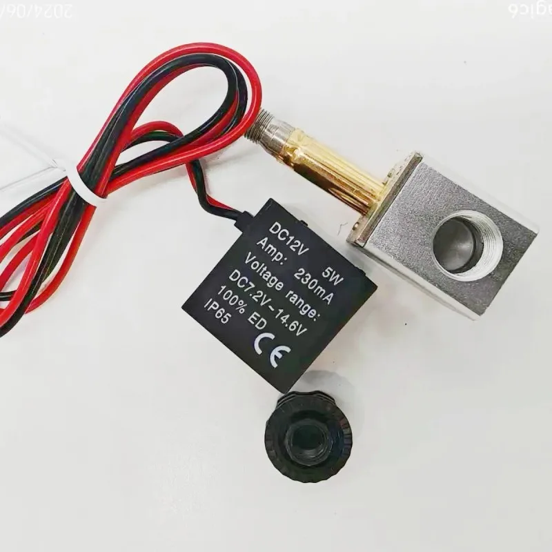 2V025-06 G1/8 Normally Closed NC Air Water Oil Solenoid Valve Coil Led 2 Port 2 Ways AC110V 220V 380V 12V 24V DC 2V025