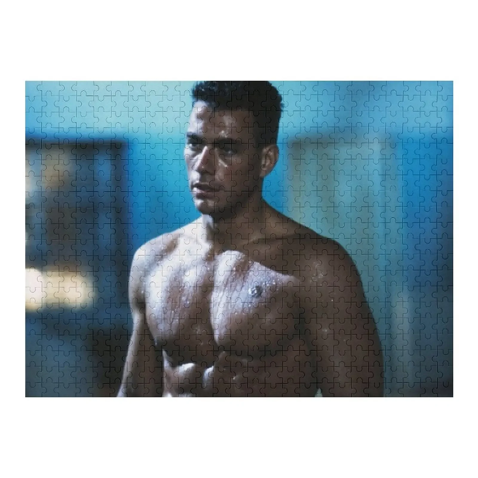 

Universal Soldier Retro Movie from 90s, Jean-Claude Van Damme Jigsaw Puzzle Customizable Child Gift Custom Photo Puzzle