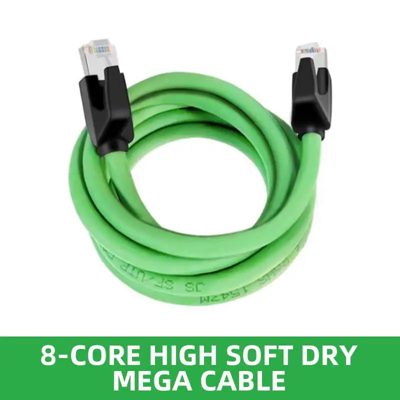 

Промышленный сетевой кабель Profinet, высокогибкий сетевой кабель с сервоприводом Ethernet, экранированный удлинитель Cat 6A Gigabit Line 8Pin RJ45