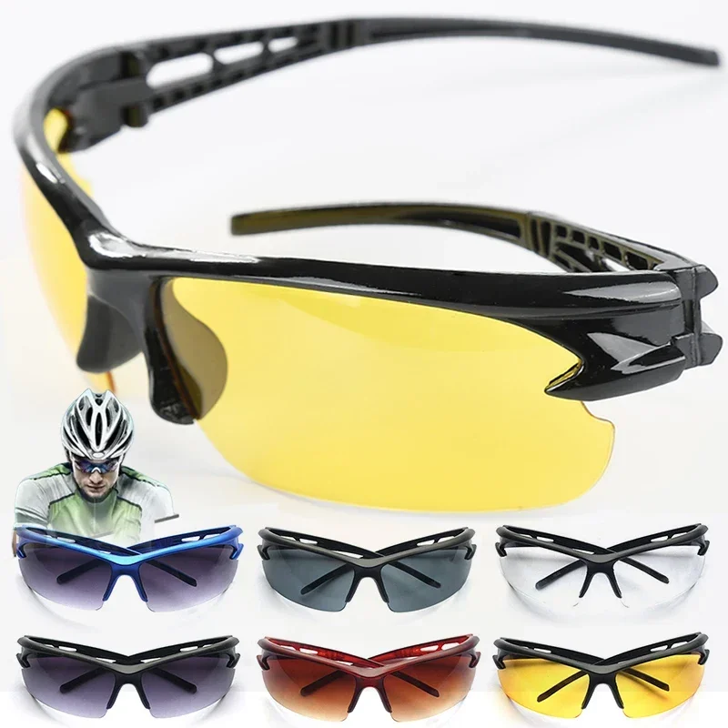 1/2pcs Car Motorcycle Driving Sunglasses Night Anti-glare Safety Driving Goggles Unisex Outdoor Sports Glasses Auto Accessories