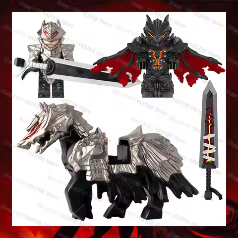 Anime Cartoon TV Bricks Dolls Berserk Guts Building Blocks for Kids Assembling Toys Collect Children's Model Gifts GP103 FQ101