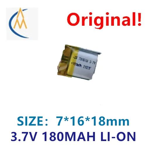 180MAH polymer battery 701618 beauty device, smart watch, shaver, sound pickup, beauty, eye recording protection 3.7V