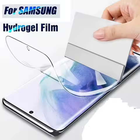 For Samsung Galaxy S21 FE S22 Ultra S22+ Plus S21 Z Flip3 5G Flip Note 20 10 S10 S20 FE Note10 Hydrogel Film Screen Protector