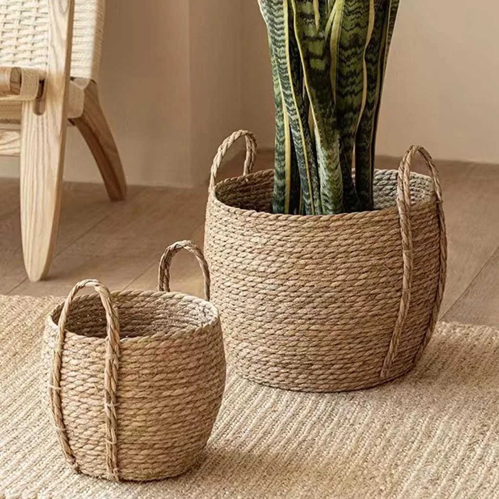 Fiber Woven Plant Pot Lightweight And Safe Plant Basket For Indoor Planting And Storage Not Only l